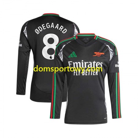 Koszulka Arsenal Martin Odegaard 8 Wyjazdowe Koszulki Piłkarskie 2024-2025 Długi Rękaw